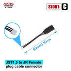 AFRC S1001 JST(ZH)1.5mm to JR Plug Cable Connector Various RC Adapter Cables JST1.0 1.5 JR Futaba for RC DIY Assembly Upgrading
