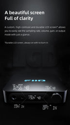 FiiO K11 DAC and Headphone Amplifier for Home Audio/PC, 6.35mm and Balanced 4.4mm, RCA, Coaxial, Optical, 1400mW, DSD256