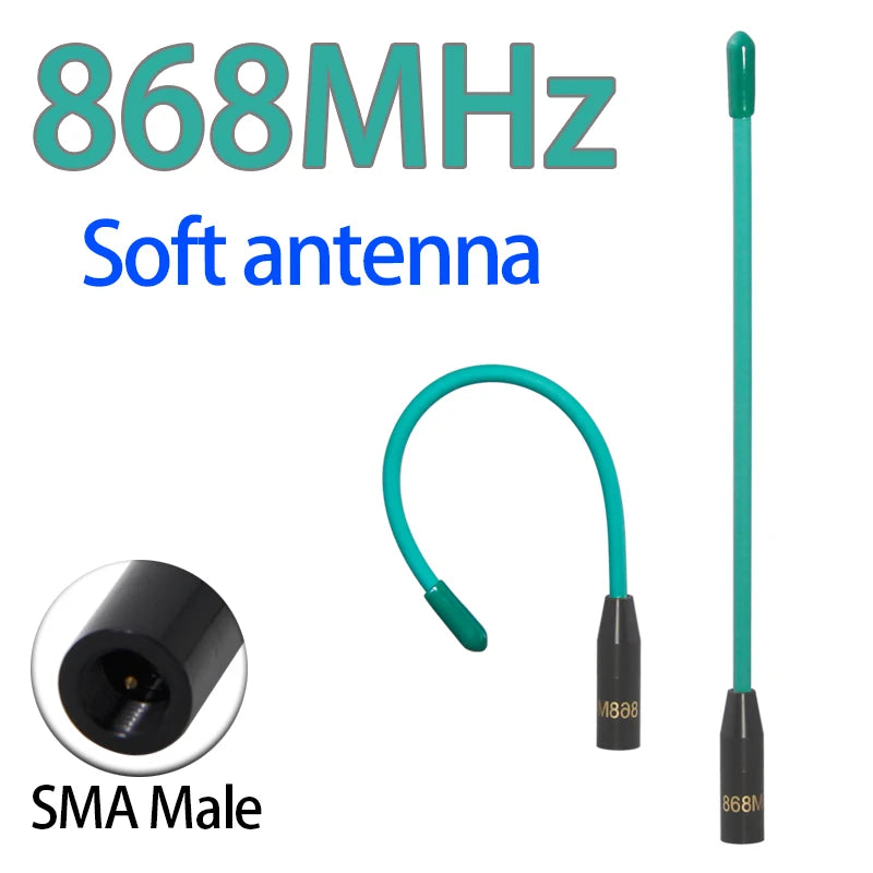 LoRa 868MHz Meshtastic Antenna 863-870MHz 869MHz SMA Connector for ESP32 Board Lora32u4 II Internet WiFi Antena Low VSWR