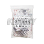 150PCS/300PCS 1W 2W 3W 5W 30Values Carbon Film Resistor Assortment Kit 5% Resistance Set 0.1R-750R 1K-820K ohms DIY Pack