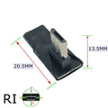 Micro USB Verlängerung Kabel Super Speed Android Elbow Erweiterung Männlichen Zu Weiblichen Daten Sync USB 2,0 Extender Kabel Ve