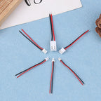 /KQM/10pcs Small Mini Connector Jst 1.0/1.25/1.5/2.0/2.54/3.96mm Ph 2.0mm Xh 2.54mm 2 Pin Male Female Plug Jack Cable Wire