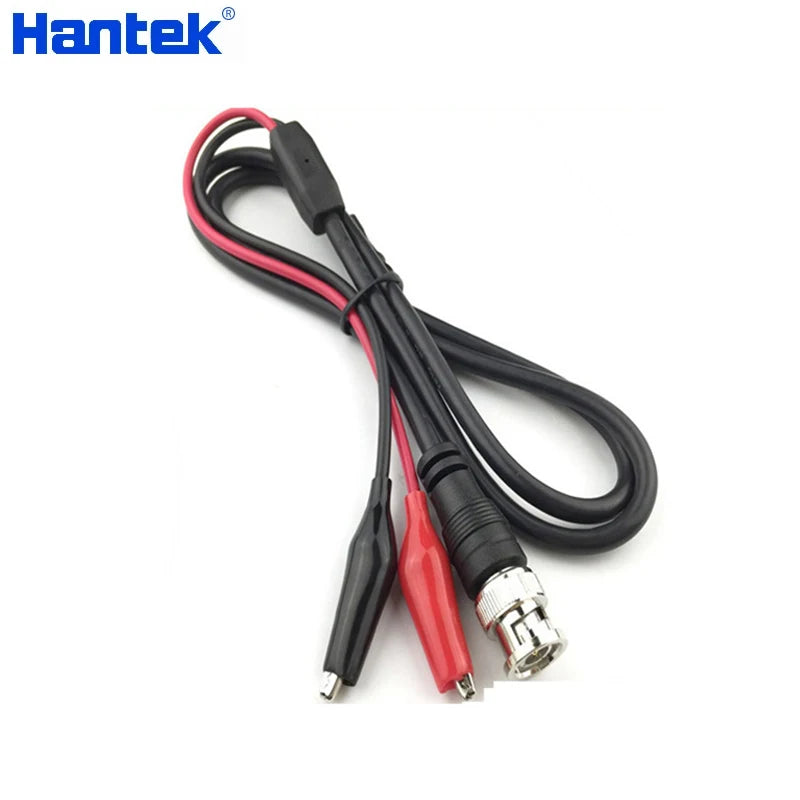 Digital Oscilloscope BNC Probe Test Leads Coaxial Q9 Male Plug to Dual Alligator Crocodile Clip Test Line Cable HT324