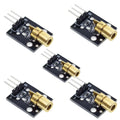 5/10Pcs KY-008 Laser Head Sensor Module 650nm Laser Module 5V Suitable for UNO R3