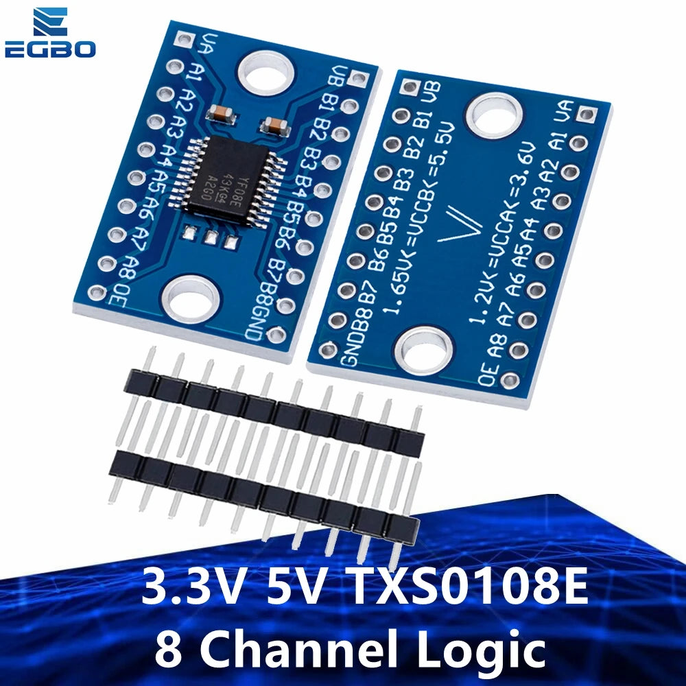 1~20PCS EGBO 3.3V 5V TXS0108E 8 Channel Logic Level Converter Convert TTL Bi-directional Mutual Convert TXS0108 TXS0108EPWR