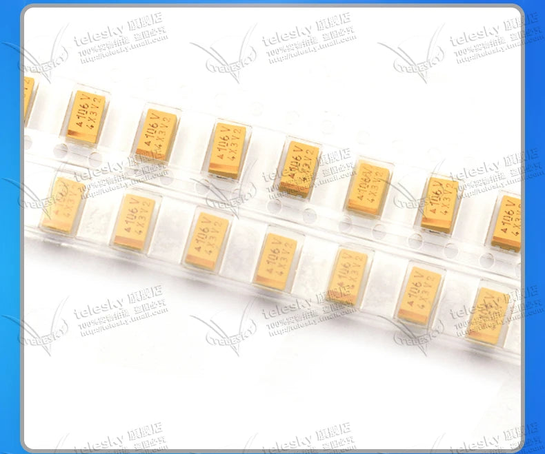 10pcs C-type SMD chip tantalum capacitor 6032 10v 16v 25v 35v 4.7UF 10UF 22UF 47UF 68UF 100UF 220UF