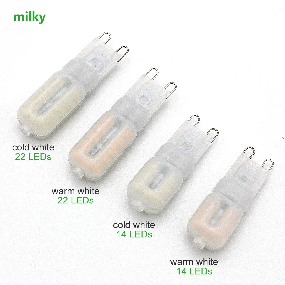 1pcs Mini G9 1W 2W LED Light Bulb AC 220V SMD 2835 LED Lamp For Chandelier Replace 20W 30W Halogen Lamp Home Indoor Lighting
