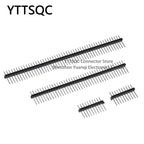 10pcs 1.27mm Long Pin L11/12/14mm 0.05" Straight Single/ Dual Row Gold PCB Male Pin Header Strip Jumper 1x40p 1x50p 2x50p