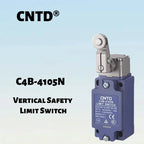 Safety Limit Switch, CNTD C4B‑4105N metal housing 1NO1NC forced disconnect contact, 10A 250VAC IP65, position trigger sensor