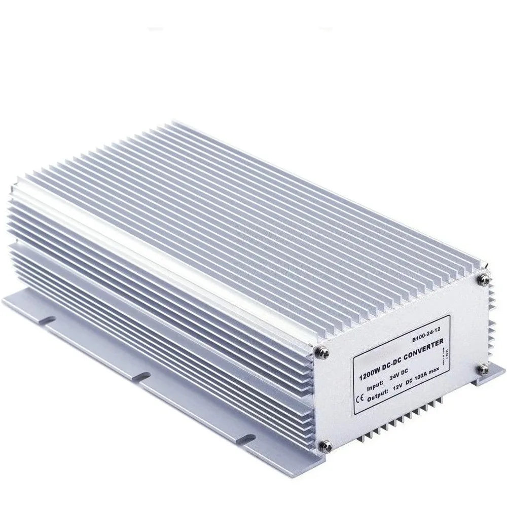 DC 24V to 12V 100A 1200W Waterproof Buck Transformer Power Supply