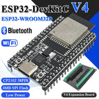 ESP32-32D Development Board with GPIO Expansion Board Kit BT Wifi Module USB Type-C 38PIN CP2102 ESP32-DevKitC ESP3232D