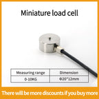 5kg 10kg 20kg 100kg 200kg 500kgminiature Compression Load Cell Diameter 8/10/13/20mm Mini Pressure Push Pull Force Button Sensor