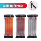 Jumper Wire 40Pins 2.54mm 10/15/21/30/40CM Female To Female, Male To Female, Male To Male Jumper Line Connecting Cable DIY KIT