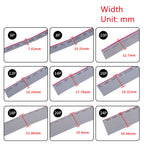 10M Grey Flat Cable 1.27mm Spacing 28AWG for IDC FC 2.54mm Connector - Various Pin Counts (6P-60P) Compatible