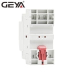 GEYA Din Rail Automatic Modular Household Contactor AC230V 4P 25A 4NO 2NO2NC 3NO1NC 50/60Hz