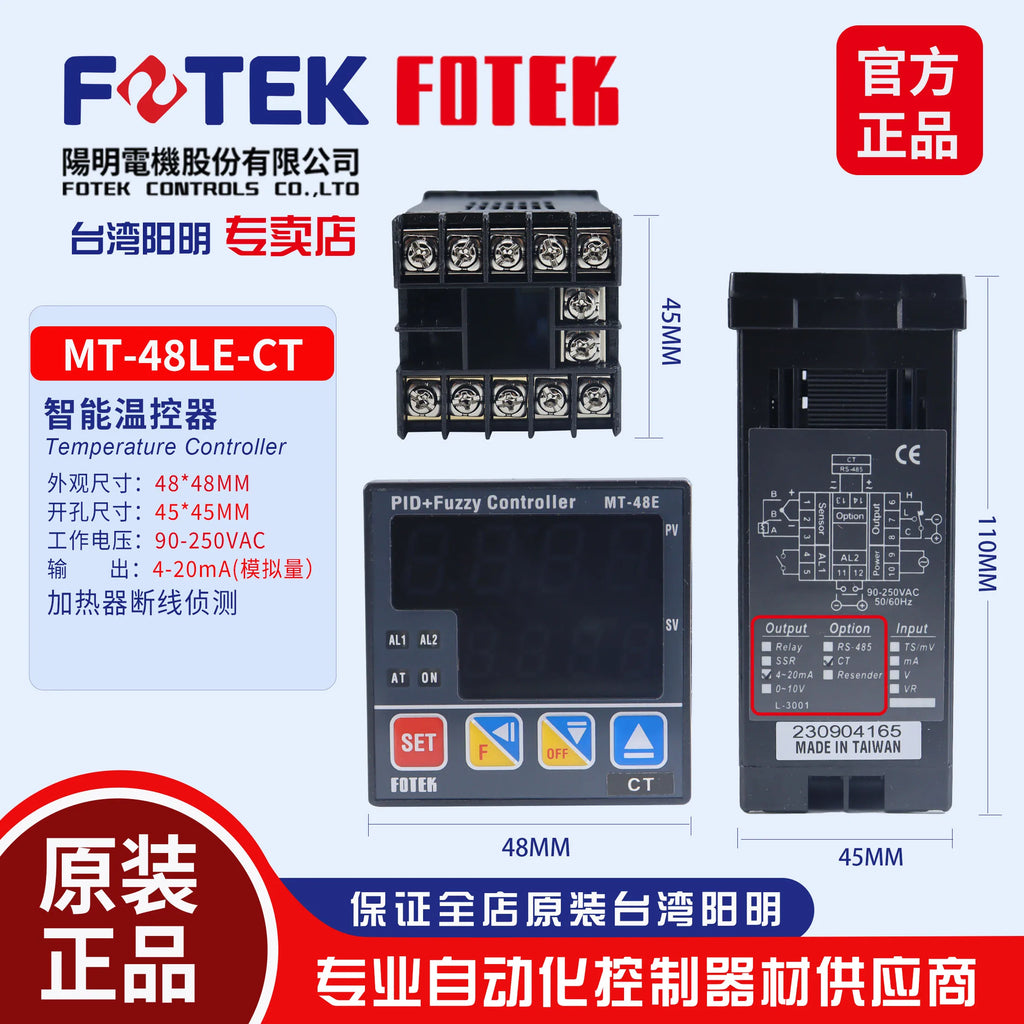 FOTEK Temperature Controller MT4896-R MT4896-V MT4896-L NT-21R NT-21-V NT-21-L MT-48VE-CT MT-96R-RS485 MT-48RE-CT MT-48LE-CT