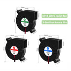 1 Pcs 4020/5015 Blower Turbo Cooling Fan Brushless DC 5V&12V&24V 3D Printer With 2Pin Dupont Wire Cooler 30cm Wire for J-head