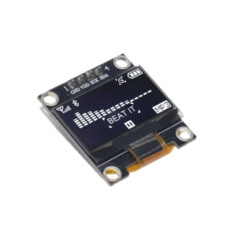 SAMIROB 0.96 Inch OLED SSD1306 White/Blue/Yellow 128X64 IIC I2C Serial Display Module 12864 LCD Screen Board For Arduino