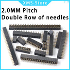 2.0mm Double  Row Female 2x2/3/4/5/6/7/8/10/20/40 Pin Pin Header Connector 2mm Pitch Strip For Arduino PCB