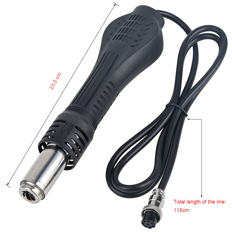 JCD 8858A Micro Hot Air Gun 750W Soldering Rework Station LCD Digital Display Hair Dryer Welding Repair Tools BGA SMD Heat Gun