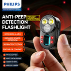 Philips SFL 1551 Privacy Camera Detector Compact Portable Flashlight with Multiple Modes Switching for Security