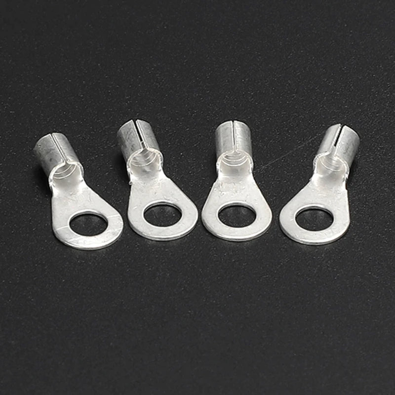 Circular Terminal Block OT1/1.5/2.5/4/6-4/5/6/8mm Cable Lug Spade Bare Copper Wire Connector Wires Non Insulated Crimp Terminal