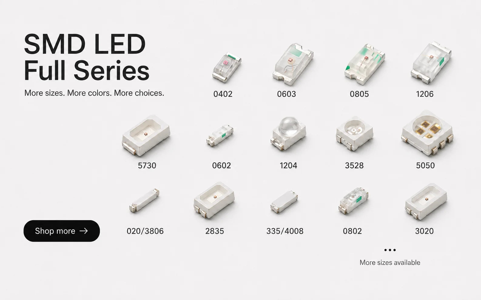20pcs/lot SMD LED Diodes5050 Diode SMD LED Diodo Kit Green RED WARM White ICE Blue Yellow Pink Purple-UV Orange rgb
