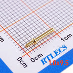 100 500 Pcs Male PCB Pin Header Press-Fit Tip 1.0 1.3 Mm Diameter Brass Plated Gold 1u Tin 1.0 Bias Connector 9.5 14.5 15.0 Mm