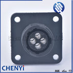 4 Pin auto sensor plug Aviation Wiring Black Circular Connector Plug 182921-1 182658-1 206429-1 with Pin For SMT SMEMA