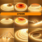 5m 10m RA98 LED Strip Light 2700K 3000K 3500K 4000K 5000K 6000K 12V 24V 2835 Flex Tape Stripe Hight Bright 120LED Home Lighting