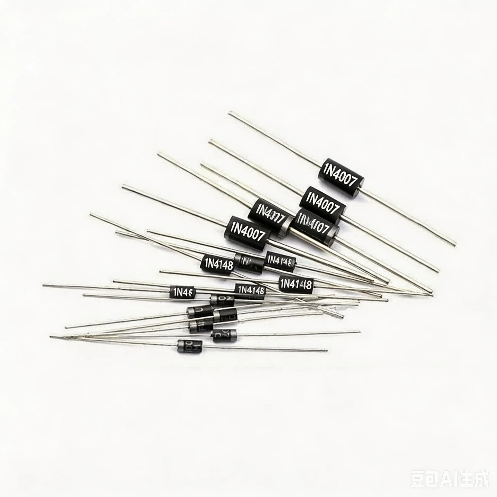 100pcs 1N4007 Schottky Rectifier Diode IN4007 1A 1200V DIP DO-41 for Electronics Repair And DIY Projects