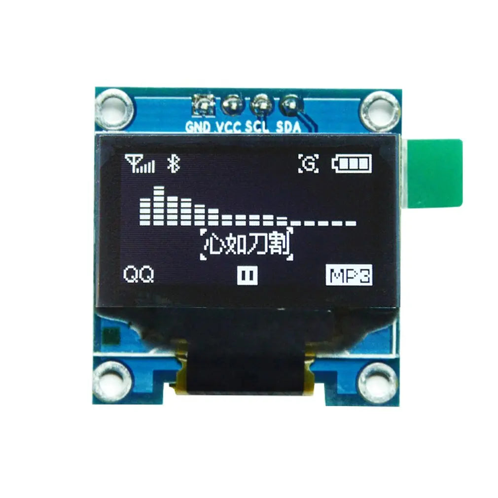 0.96" Inch OLED Display Screen Module I2C IIC 128x64 SS - D - 1306 3.3V-5V Blue/blue Yellow/White for Arduino ESP32 ESP8266