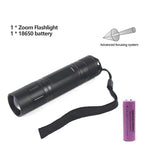 Rechargeable IR 940NM & 850NM LED Infrared Flashlight Zoomable Tactical Torch for Coyote Hog Predator Hunting Infrared Radiation