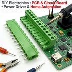5Pair 5.08mm Pitch 2EDG Straight Pin PCB Screw Terminal Block 2/3/4/5/6/7/8/9/10/12Pin 300V 10A Wire Connector Plug-in Socket