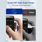 Elbow Type C to 3.5mm Earphone Adapter Jack USB-C to 3.5 earphones AUX Audio Adapters For gaming music