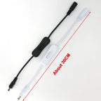 Inline 304 Switch On Off with Female Male Power Cable 5.5x2.1mm DC Connector Switch 5V 12V 24V for CCTV LED Strip Light