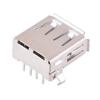 5/10Pcs Right Angle USB 2.0 Type A Female Socket 4Pin DIP Welding PCB Connector