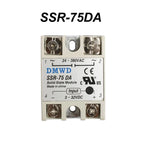 Industrial Solid State Relay SSR DA with Protective Flag SSR-40DA DC control AC Heat sink SSR-10DA SSR-15DA SSR-25DA