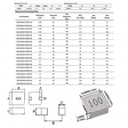 10PCS 0630 SMD Inductance 1UH 2.2UH 3.3UH 4.7UH 6.8UH 10UH 15UH 22UH 33UH 47UH Power Inductor