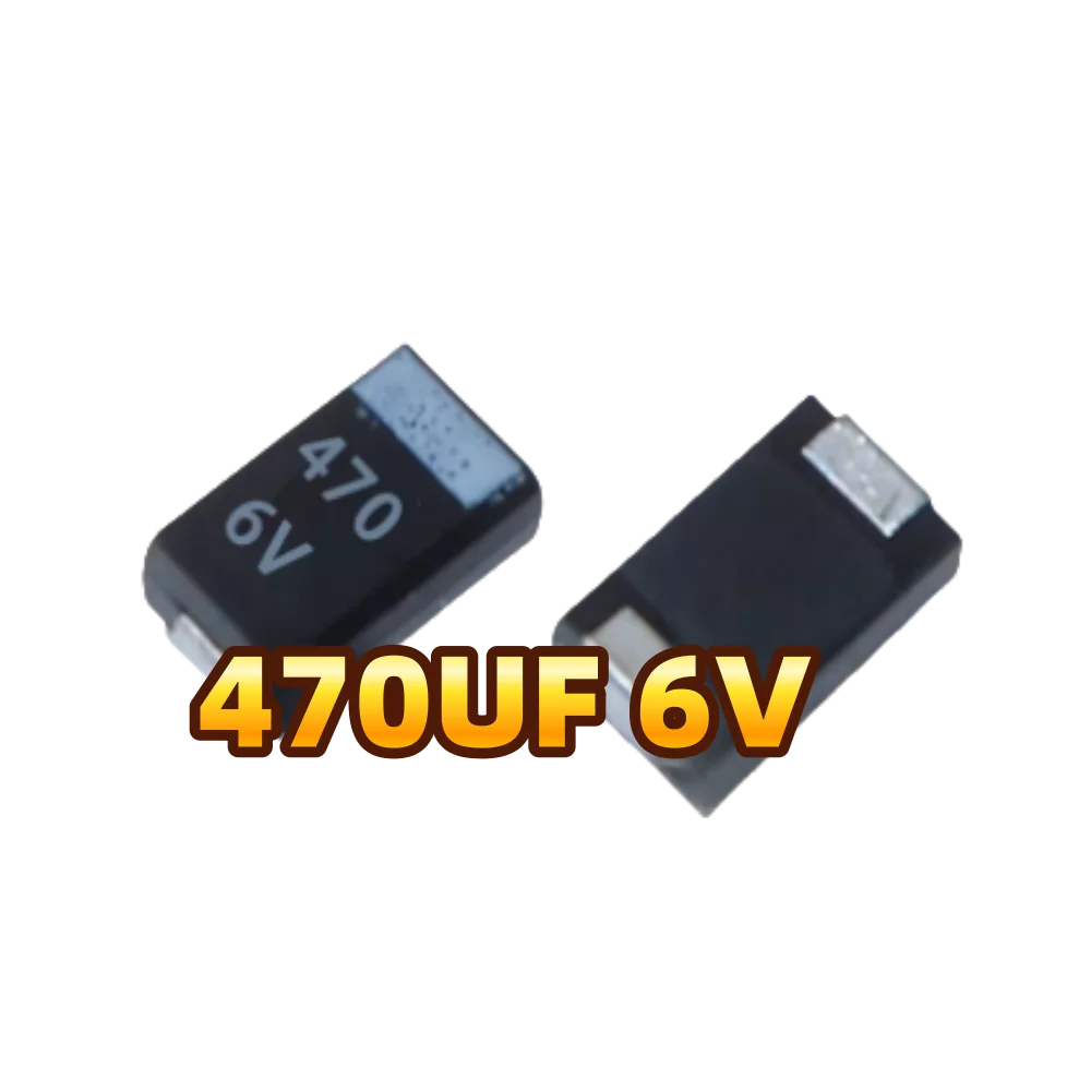 Original 20pcs/ 6.3V470UF 477 470UF 6V D7343 PS3 D Tantalum Capacitor