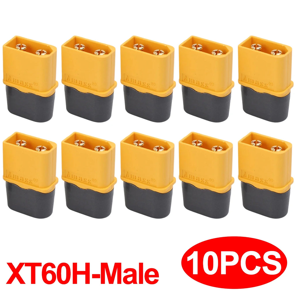 XT60 Female Male Plug with Sheathfor XT60H Plugs Connector Adapter for RC Lipo Battery Airplane Wire Cable Charger Connectors