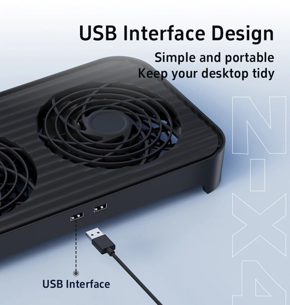 Zezzio Z-X4 Router Radiator USB Powered Router Cooling Router Cooler Base Ptical Cat Set-top Dual 14CM Fan Host Bracket