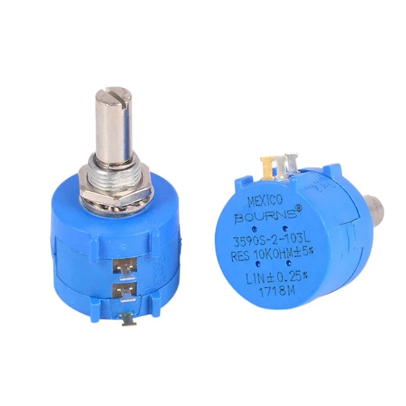 1PCS 3590S-2-103L Potentiometer 3590S 10K 1K 2K 5K 20K 50K 100K Precision Multi-turn Potentiometer 10-turn Adjustable Resistance