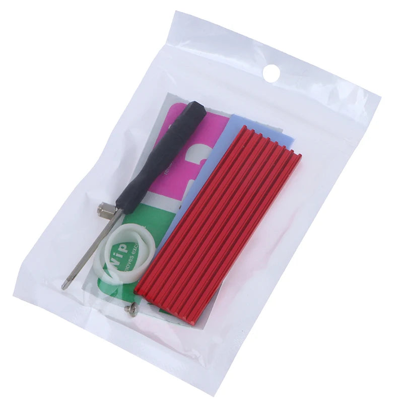 1set M.2 SSD Heat Sink NVME NGFF M.2 2280 Solid State Hard Disk Aluminum Heatsink Cooler Radiator Thermal Cooling Pad For PC