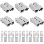 For Anderson Style Plug Connectors Adapter 50A DC for Power Tool Charger Battery Car RV Solar Panel Electronic Power Accessories