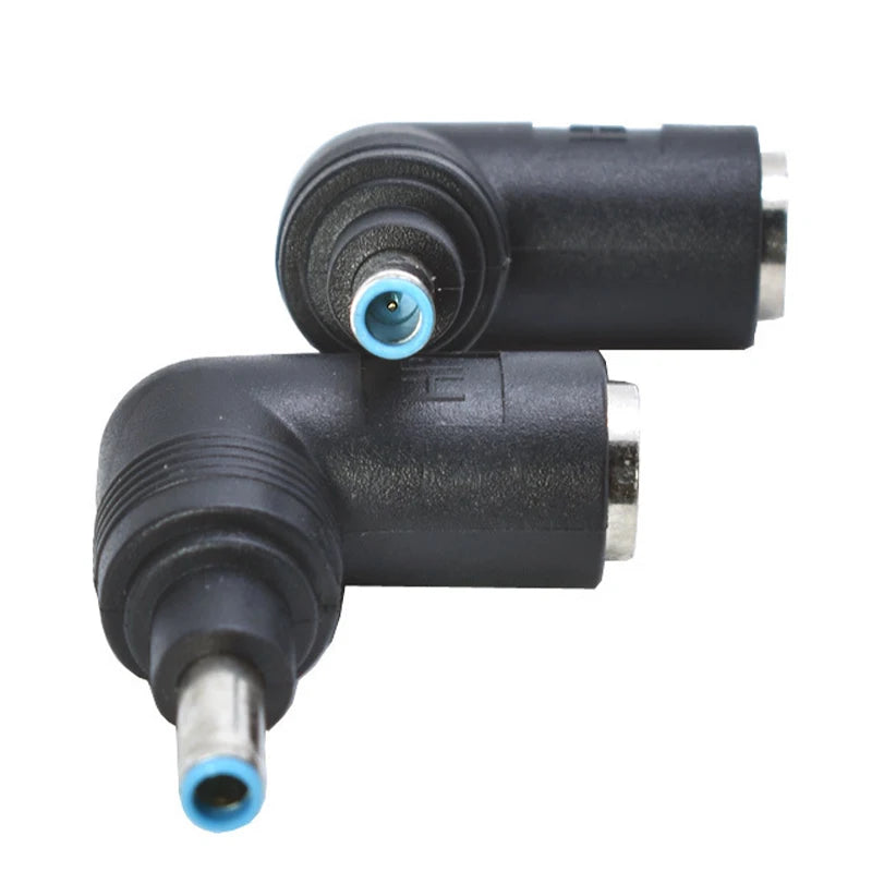DC Power Adapter Plug for HP Dell DC Jack 7.4*5.0mm Female to 4.5*3.0mm Male with Pin Converter for Laptop Notebook
