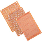Phenolic PCB Prototype Board Universal Through Hole Perfboard for DIY Electronic Projects 9x15CM/7x9CM/5x7CM