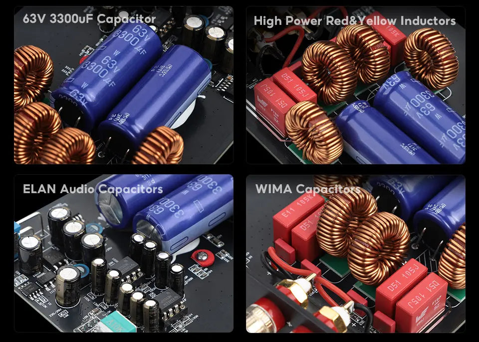 AIYIMA A07 Premium TPA3255 Power Amplifier 300Wx2 Class D Stereo 2.0 Digital Audio Amp HiFi Sound Amplifiers Home Speaker