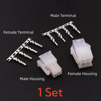 4.2mm5 sets / batch 5557 / 5559 automobile harness connector 2-18/24 pin male and female terminal plug kit computer power cable
