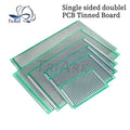PCB Tinned Board 2x8 3x7 5x7 6x8 7x9 8x12 9x15 10x15 15x20 18x30 20x30cm FR4 Single sided doublel Universal Circuit Perfboard